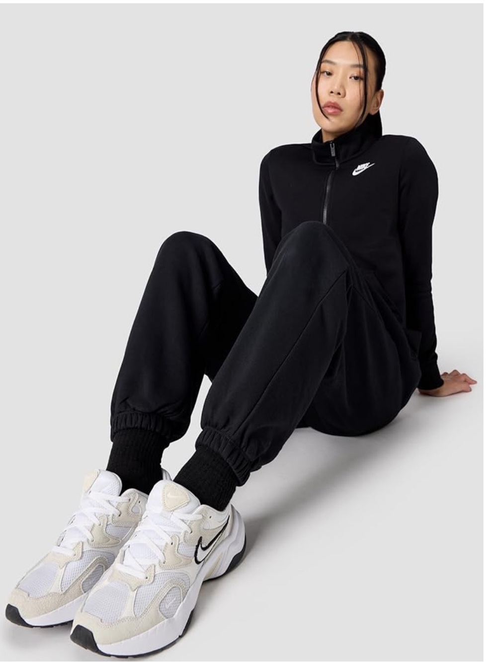 Nike Women's Sportswear Club Fleece Mid-Rise Oversized Sweatpants 2X - Picture 5 of 10